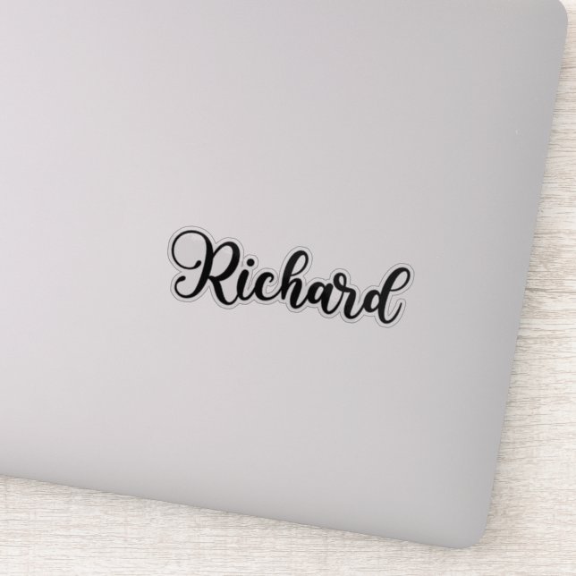 Richard Name - Handwritten Calligraphy (Detail)