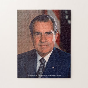 Richard Nixon 37th President of the United States Jigsaw Puzzle