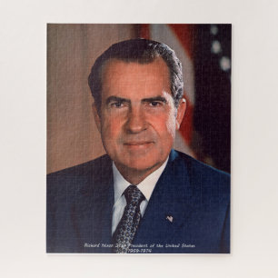 Richard Nixon 37th President of the United States Jigsaw Puzzle