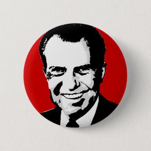 Richard Nixon 6 Cm Round Badge