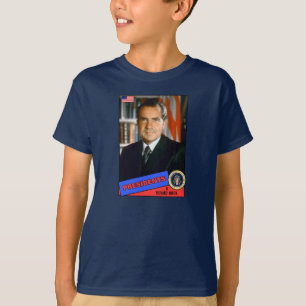 Richard Nixon Baseball Card T-Shirt