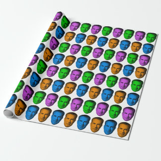 Richard Nixon in Vivid Colour Wrapping Paper