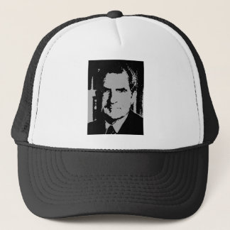 Richard Nixon silhouette Trucker Hat