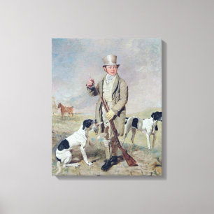 Richard Prince, with Damon, the late Colonel Melli Canvas Print