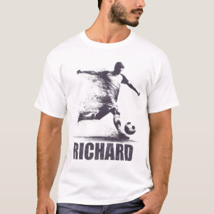 Richard Soccer Boys Personalised First Name Richar T-Shirt