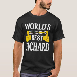 Richard Surname Team Family Last Name World's Best T-Shirt