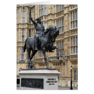 Richard the Lionheart Statue - Parliament - London