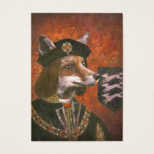 Richard The Third Fox ACEO Business Card