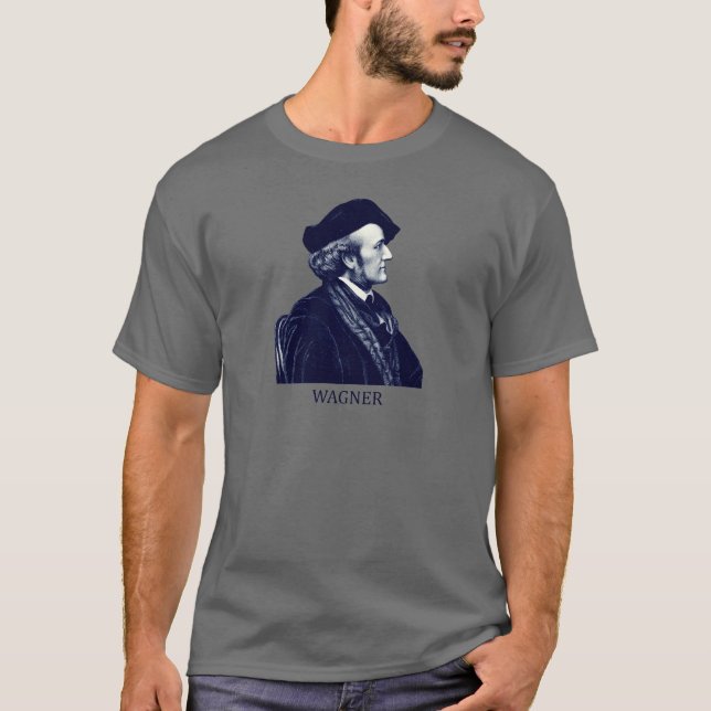 Richard Wagner, blue T-Shirt (Front)