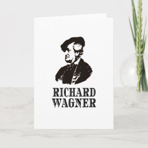 Richard Wagner Classical Music Composer Classic Card