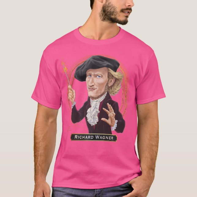 Richard Wagner German Opera Composer T-Shirt (Front)