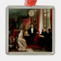 Richard Wagner with Franz Liszt and Liszt's daught