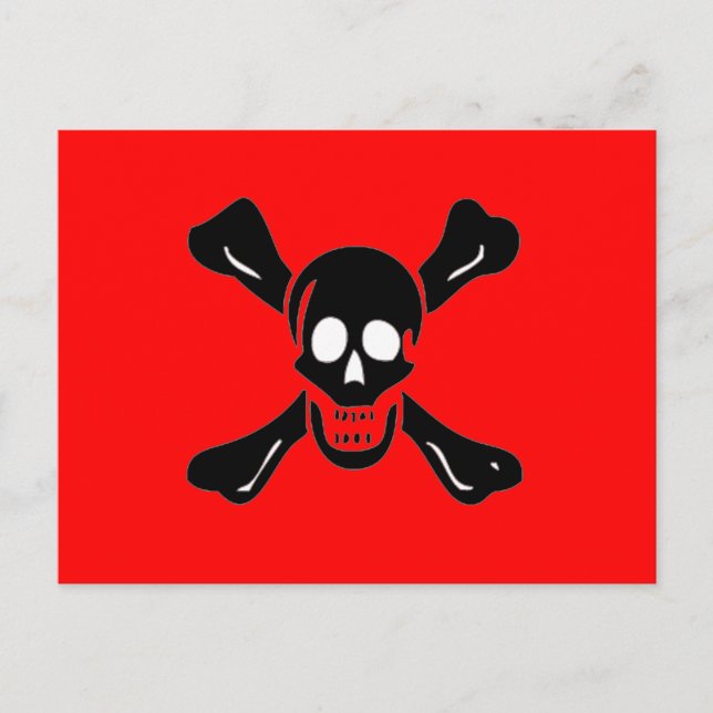 Richard Worley-Black Postcard (Front)