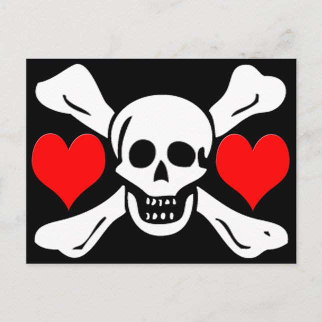 Richard Worley-Hearts Postcard (Front)