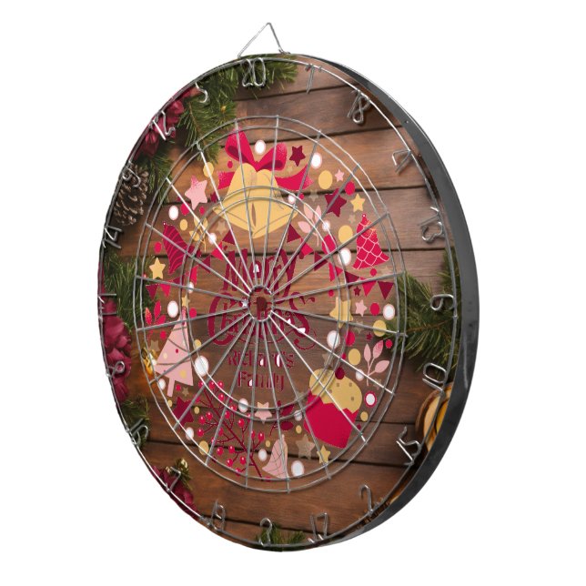 Richard's Family Merry Christmas Dartboard (Front Right)
