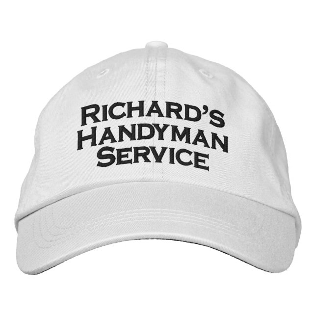 Richard's Handyman Service Embroidered Hat (Front)