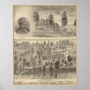 Richards residence, Watertown Nashotah House Poster