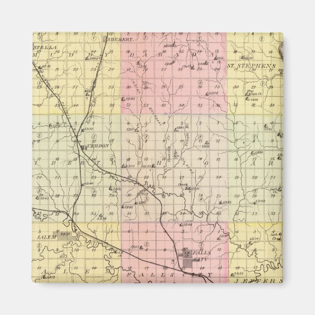 Richardson County, Nebraska Magnet (Front)