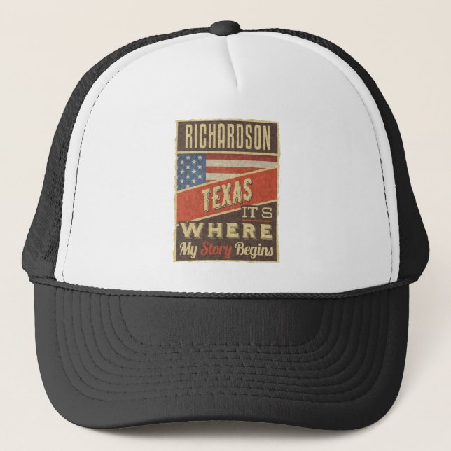 Richardson Texas Trucker Hat (Front)