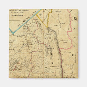 Richardson's Map of West Virginia Magnet