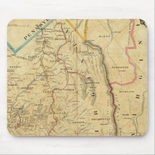 Richardson's Map of West Virginia Mouse Pad