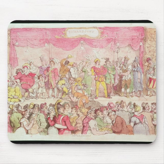 Richardson's Theatre, published by Ackermann's Mouse Pad (Front)