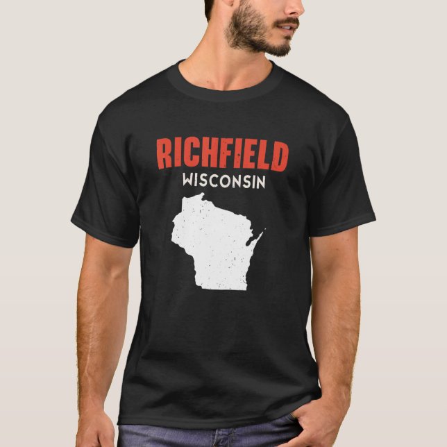 Richfield USA State America Travel Montanan Helena T-Shirt (Front)
