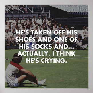 richie tenenbaum  tennis match poster