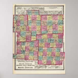 Richland and Wayne Counties Poster