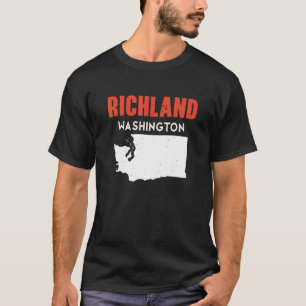 Richland Washington USA State America Travel Washi T-Shirt