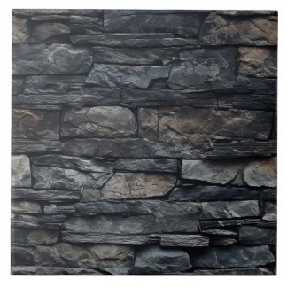 Richly Layered Stone Wall Tile