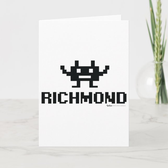 Richmond 8-bit Gamer City  Card (Front)