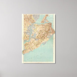 Richmond County and Staten Island Canvas Print