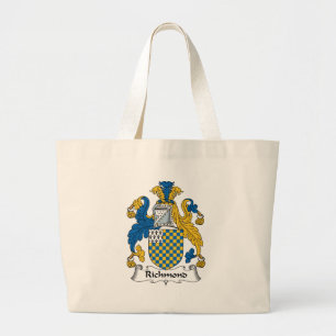 Richmond Family Crest Large Tote Bag