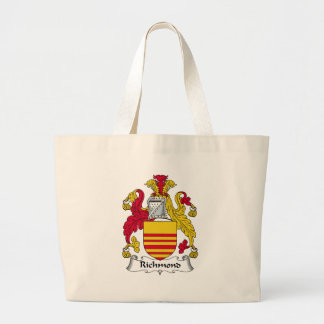 Richmond Family Crest Large Tote Bag