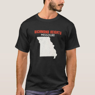 Richmond Heights Missouri USA State America Travel T-Shirt