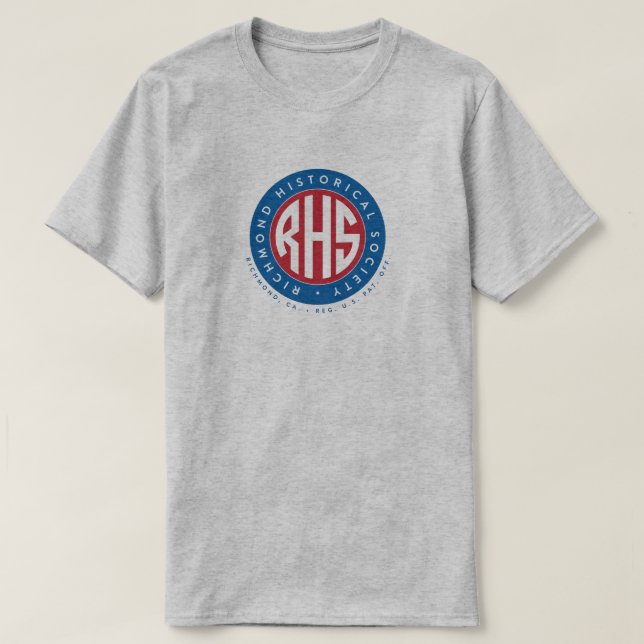 Richmond Historical Society Monogram Tee (Design Front)