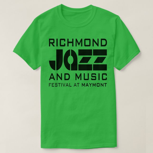 Richmond Jazz and Music Festival  T-Shirt (Design Front)