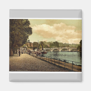 Richmond, the bridge, London and suburbs, England Magnet
