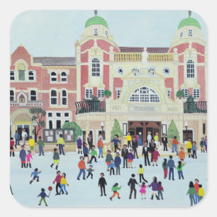 Richmond Theatre London Square Sticker