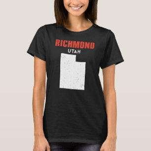 Richmond Utah USA State America Travel Utahan T-Shirt