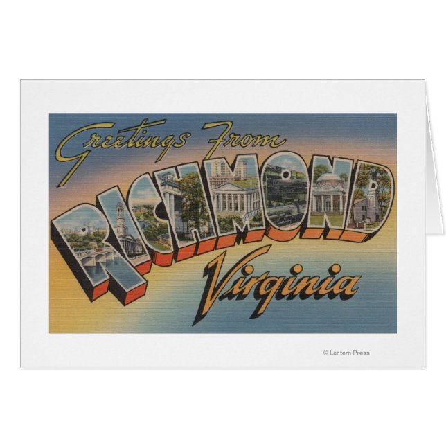 Richmond, Virginia - Large Letter Scenes 2 (Front Horizontal)