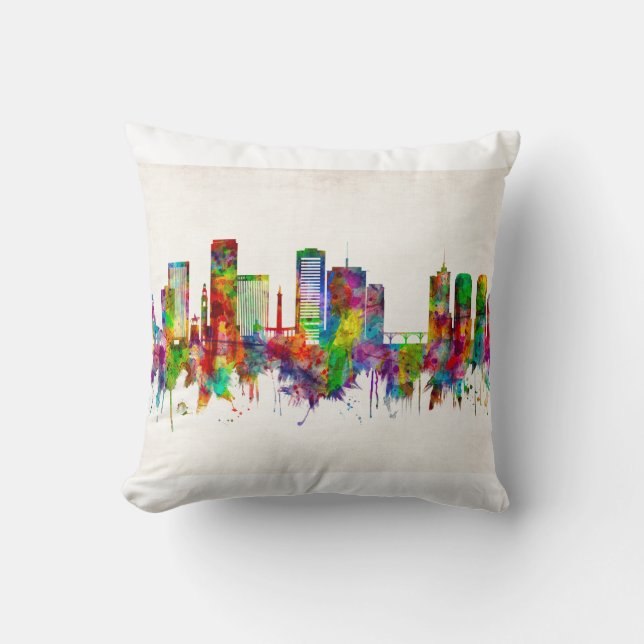 Richmond Virginia Skyline Cushion (Front)