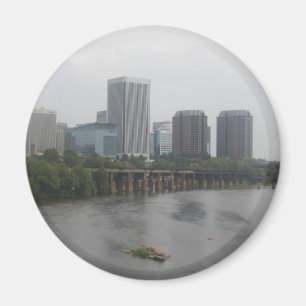 Richmond Virginia Skyline Magnet