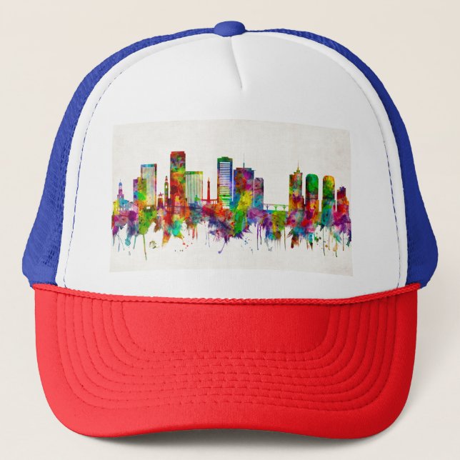 Richmond Virginia Skyline Trucker Hat (Front)