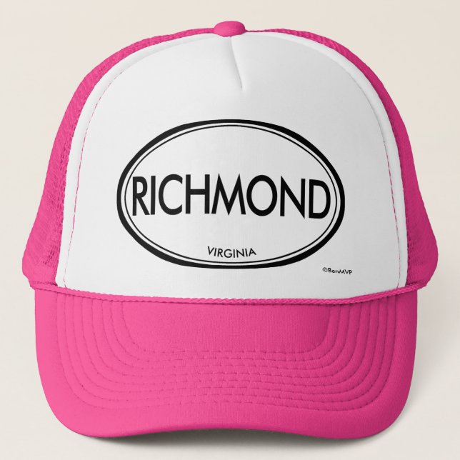 Richmond, Virginia Trucker Hat (Front)