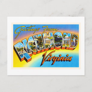 Richmond Virginia VA Old Vintage Travel Postcard- Postcard