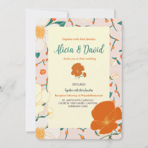 Richness of Spring Vintage Invitation