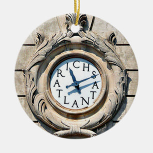 Rich's Clock, Rich's Clock Atlanta, Rich's Clock Ceramic Tree Decoration