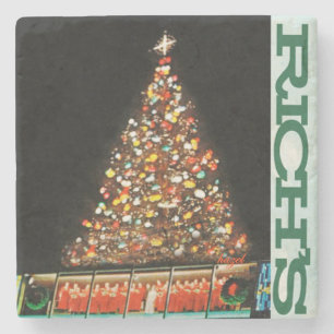 Rich's Downtown Tree, Atlanta Marble Stone Coaster